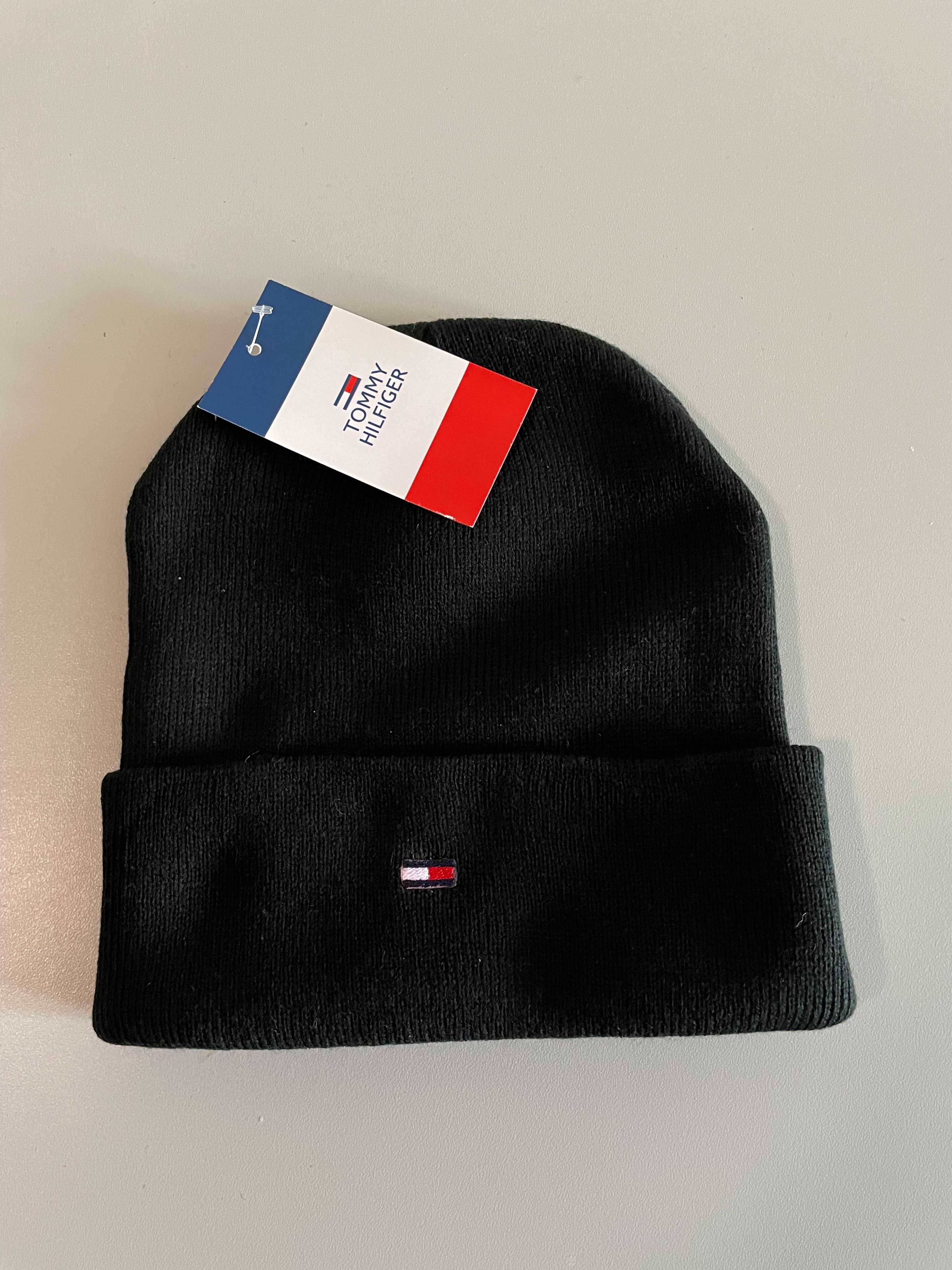 Czapka męska czarna Tommy Hilfiger