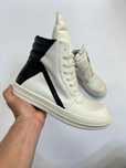 Rick Owens GEOBASKET кеды 43 44 42 кроссовки белые білі кеди кросівки
