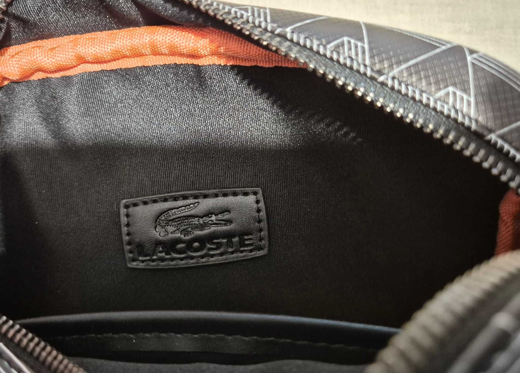 Bolsa / Mala a Tiracolo LACOSTE The Blend - Preta - nova