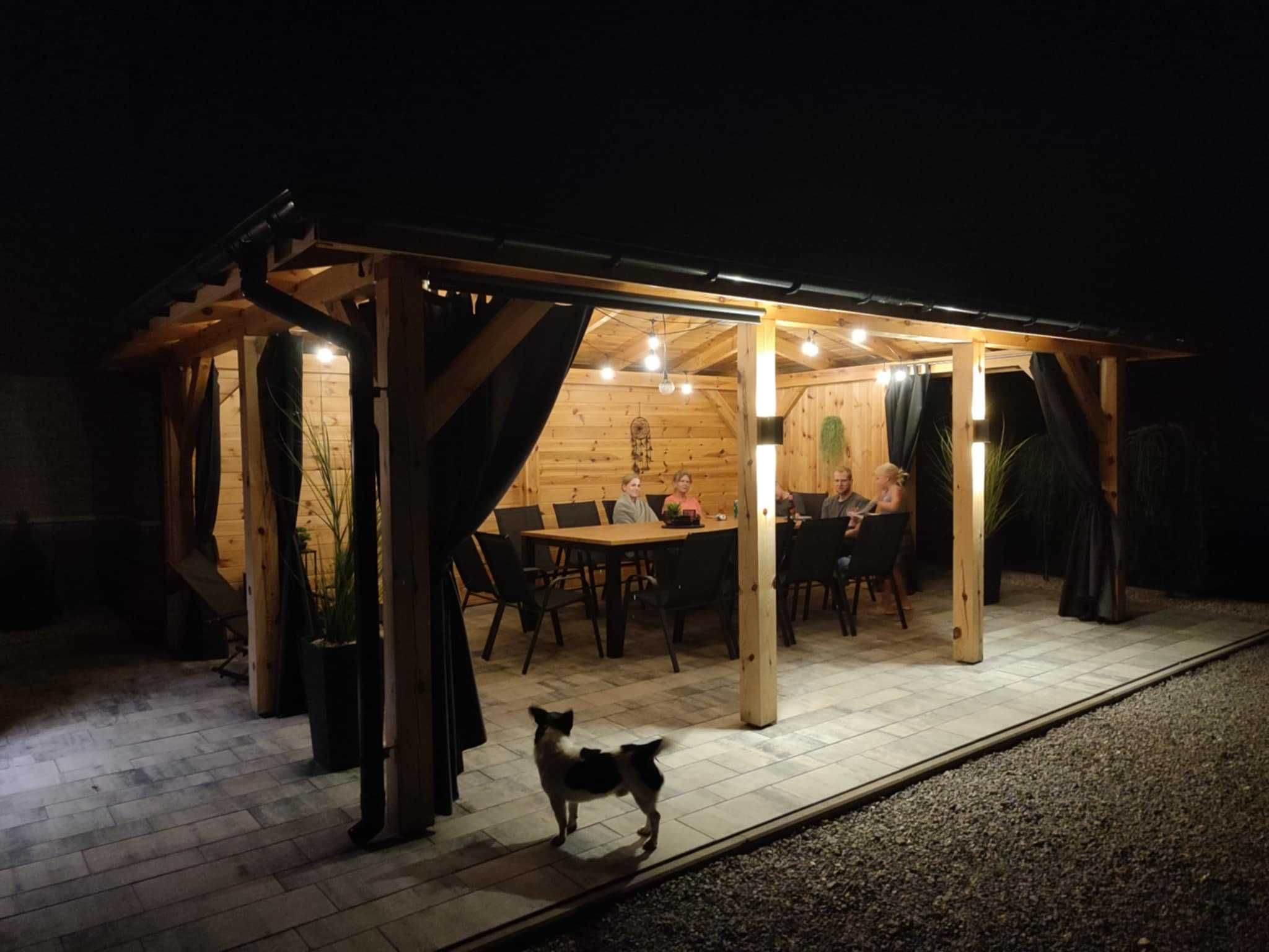 Sauna ogrodowa z balią + altana – luksusowy relaks w Twoim ogrodzie!