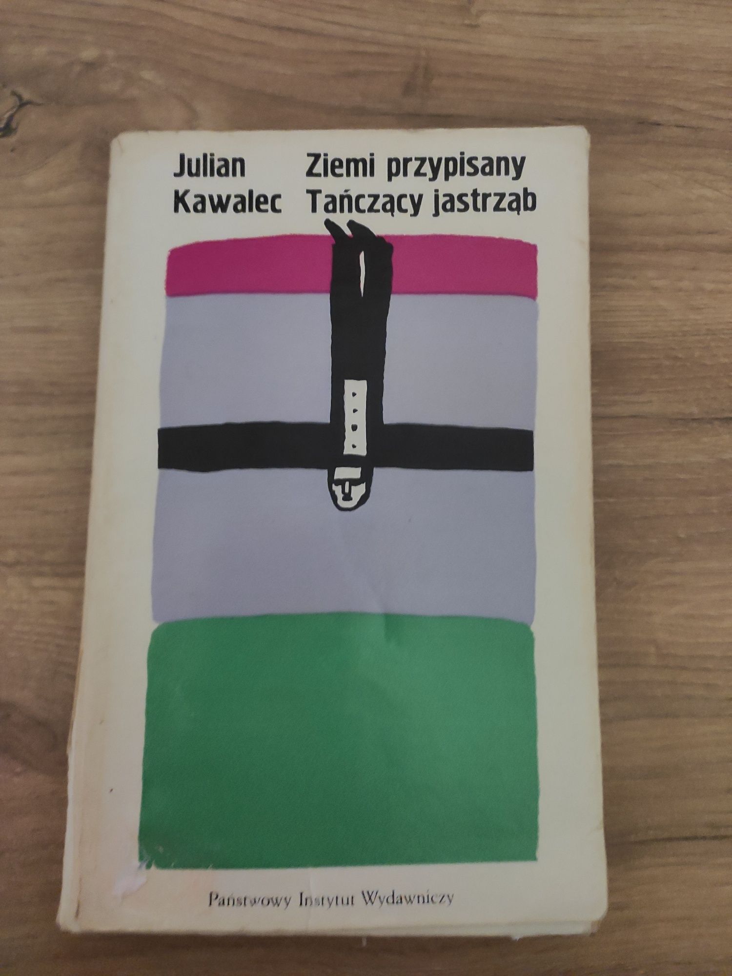 książka Julian Kawalec ziemi przypisany tańczący jastrząb 1976