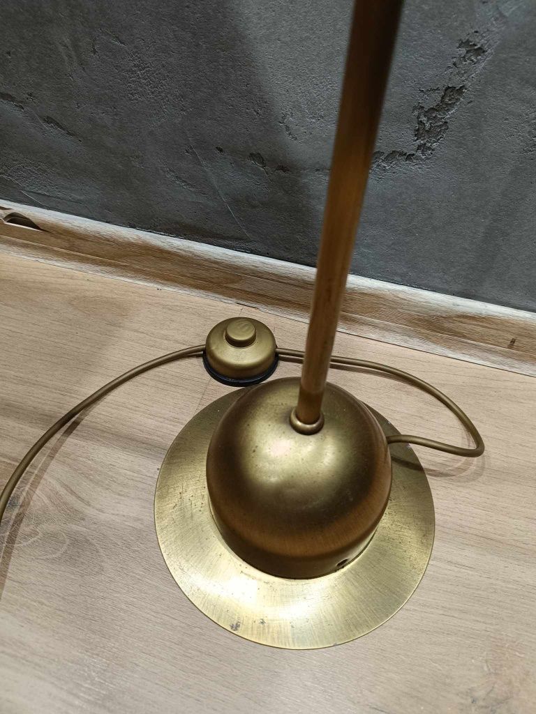 Lampa mosiężna vintage Fischer