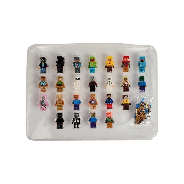 СУПЕР НАБІР фігурок майнкрафт 24 шт для справжній фанатів