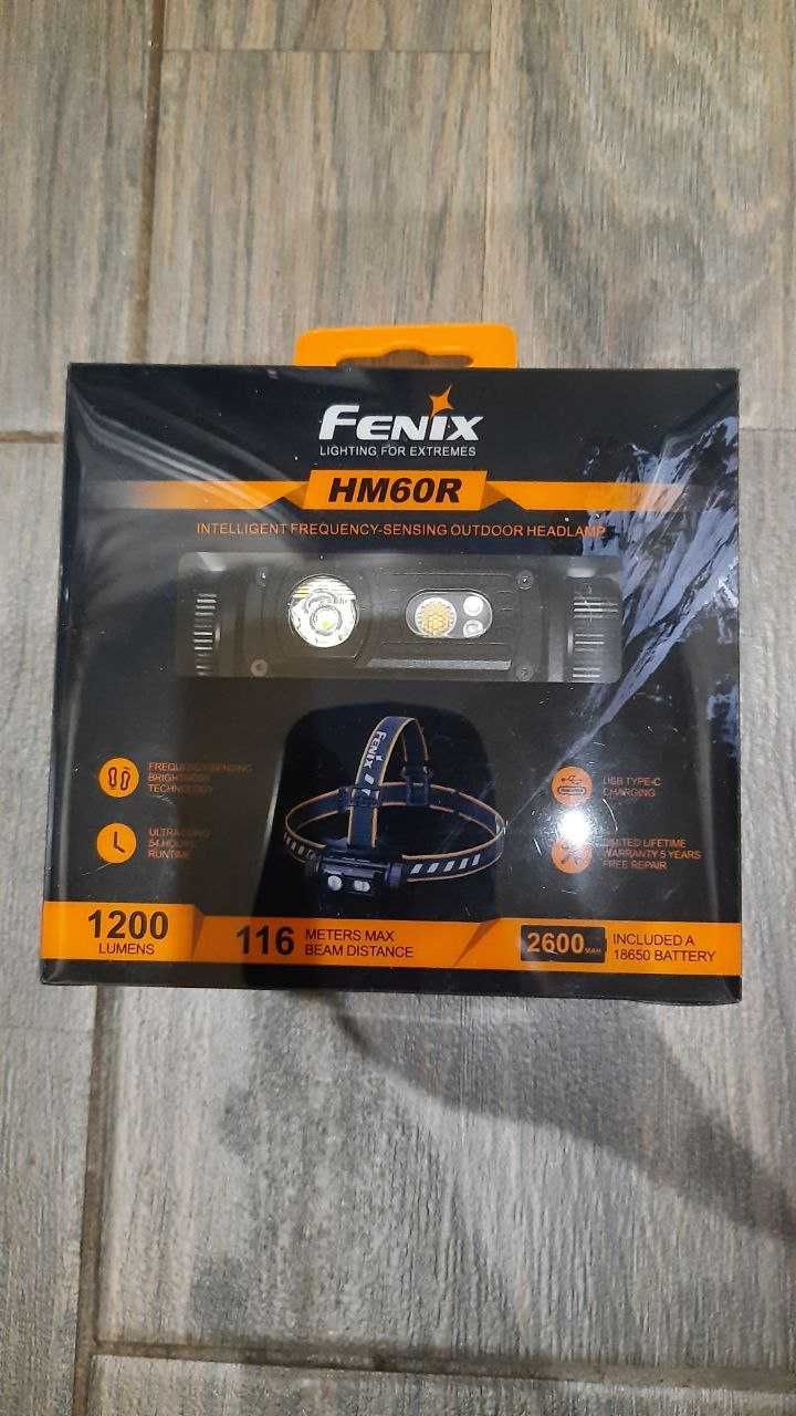 Тактичні ліхтарі Fenix LR50R, LR40R, HM65RT, HM60R, E35V30, E28R