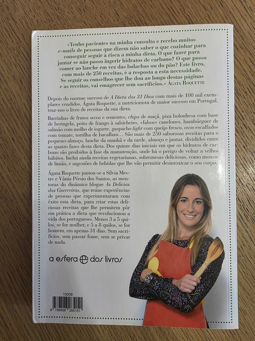 Conjunto de 4 livros da Dieta dos 31 Dias da Ágata Roquette