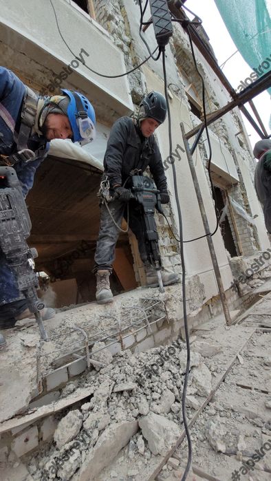 Демонтажные работы! Альпинисты! Разбор завалов!