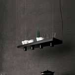 Lampa wisząca PLANT BLACK 9381 Nowodvorski + żarówki