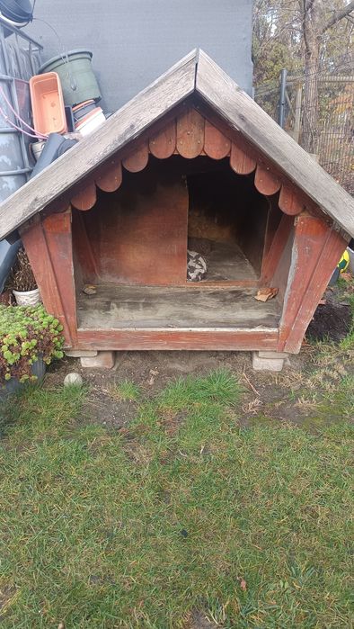 Buda dla psa ocieplona