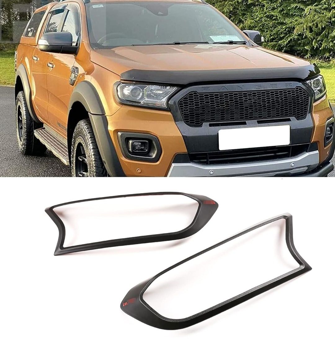 PIUGILH Osłony reflektorów Ford Ranger Wildtrak