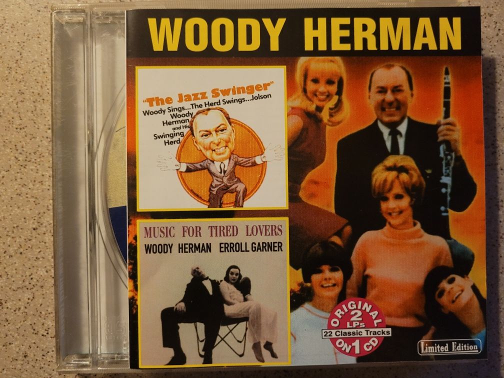 CD Woody Herman The Jazz Swinger/Music for Tired Lovers 2001 ltd