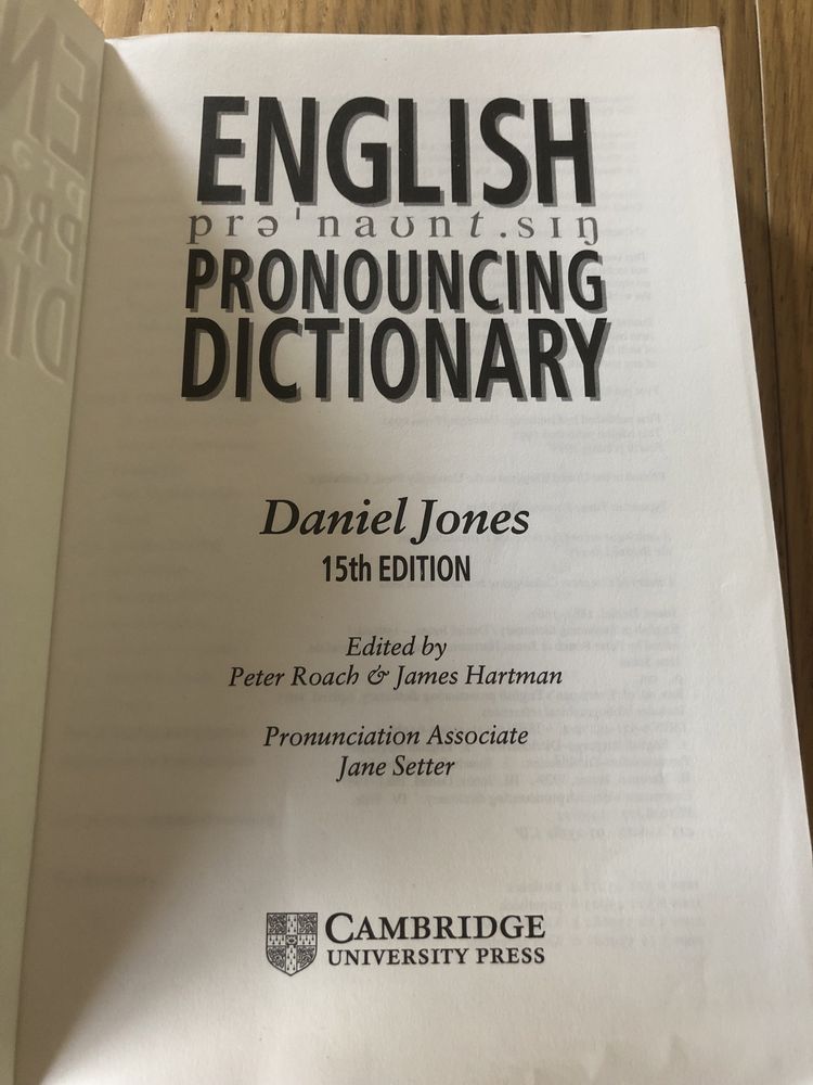 Słownik Cambridge Pronouncing Dictionary