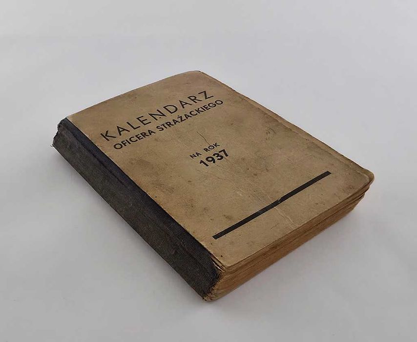 Kalendarz Oficera Strażackiego 1937 rok - II RP - Rzadkość