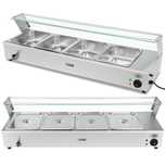 Bemar podgrzewacz elektryczny z kranem i osłoną 1800 W 4x GN 1/2 gł.