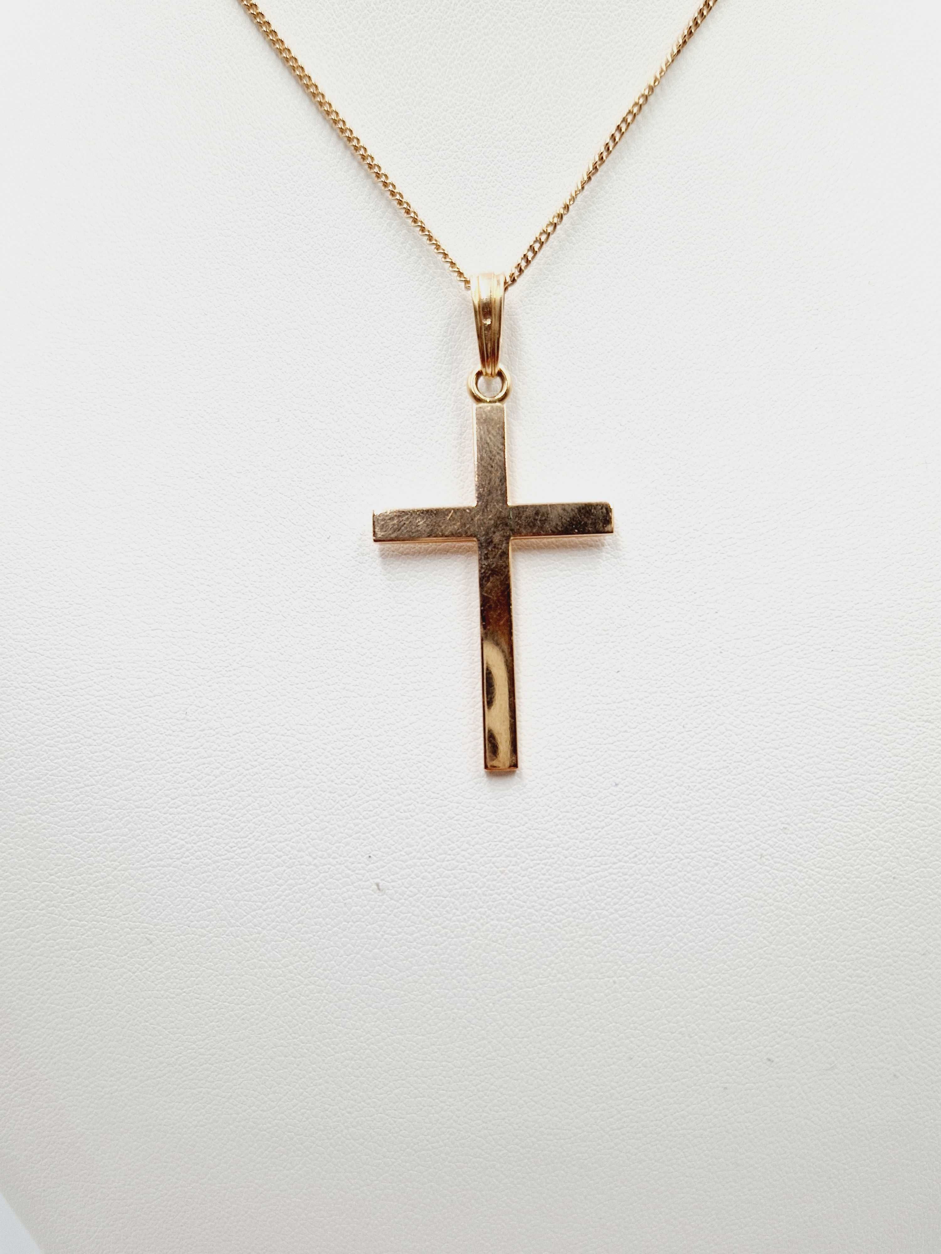Złota zawieszka Krzyż Krzyżyk 5,45 g PR.585 14K