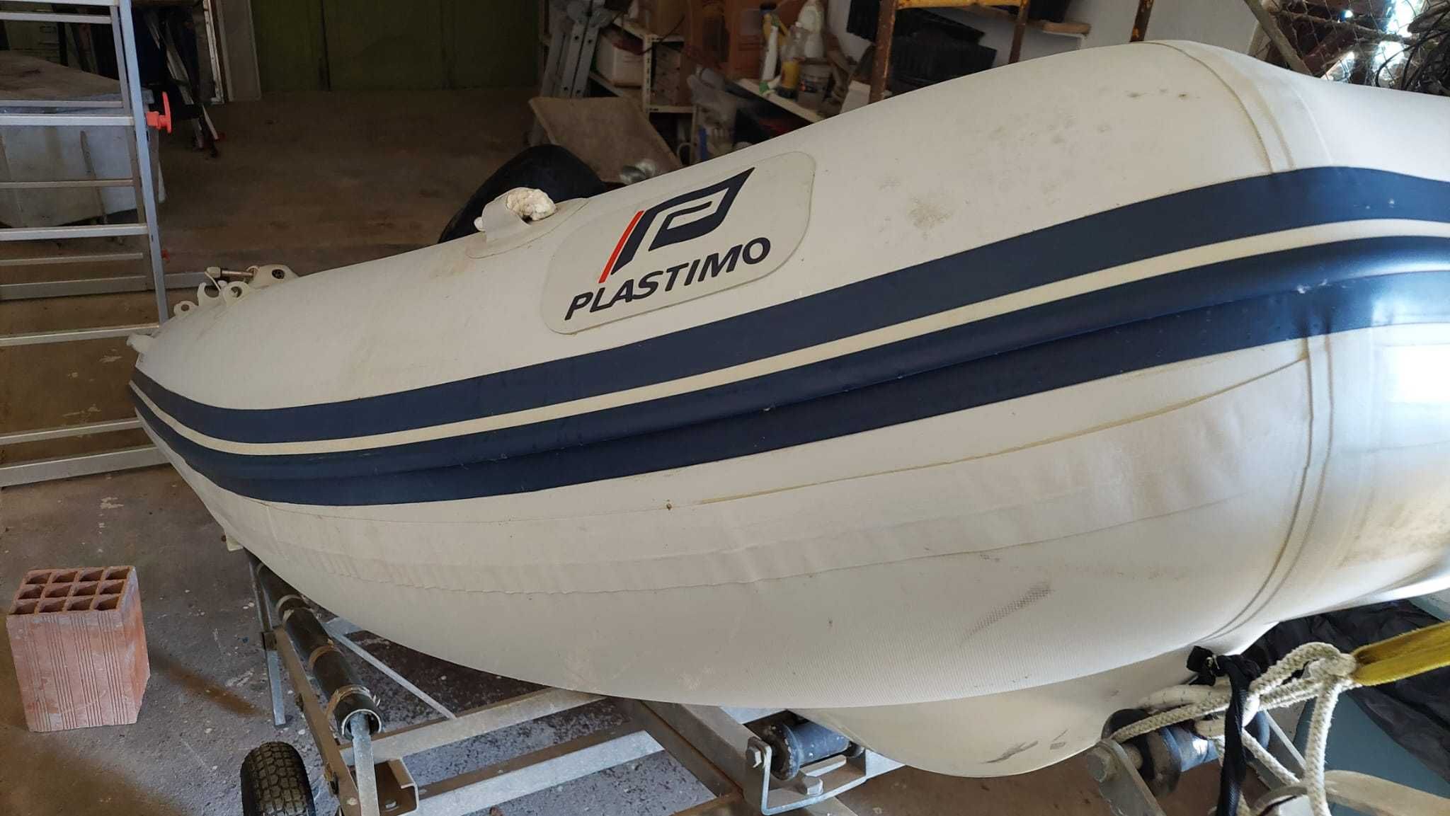 Bote Plastimo PRI 270 Fiber based boots/Mercury 9.9 hp 4 T