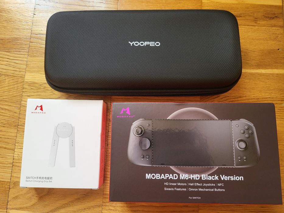Mobapad M6HD Black Edition + Mobapad Switch Charging Grip + кейс