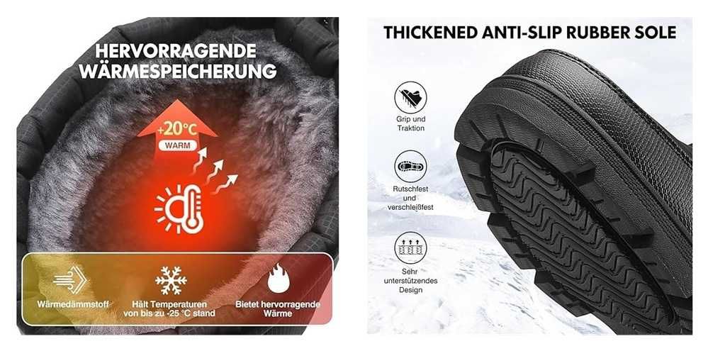 Barfulker Botas de inverno unisexo tam:45 (278)