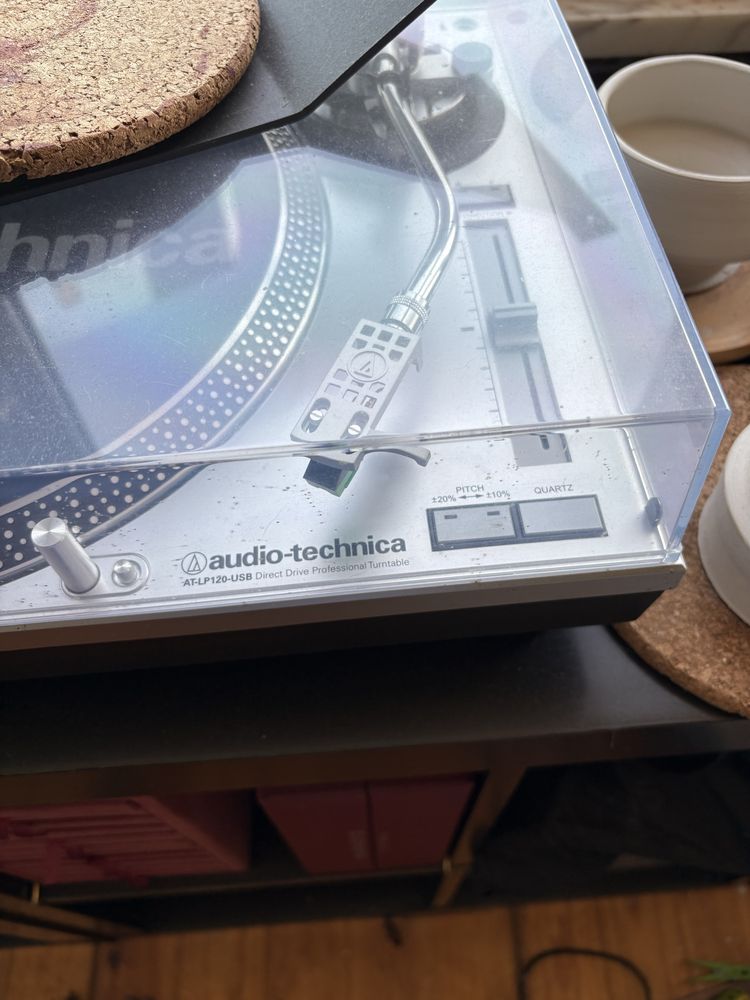Gira discos audio technica lp 120 usb