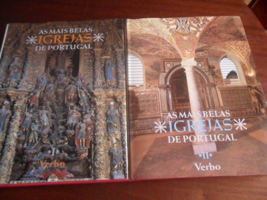 "As Mais Belas Igrejas de Portugal" - 2 Volumes de Júlio Gil