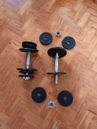 Halteres de musculação Pro master