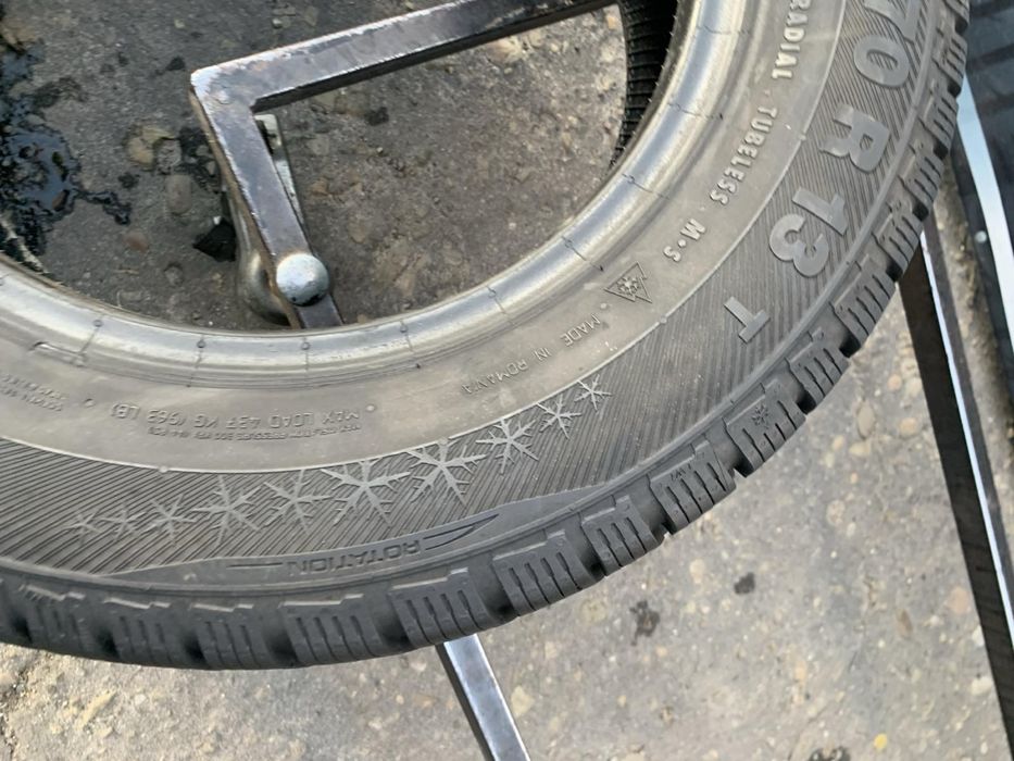 Шини 165/70 R13 Barum 7мм, зима 2022р