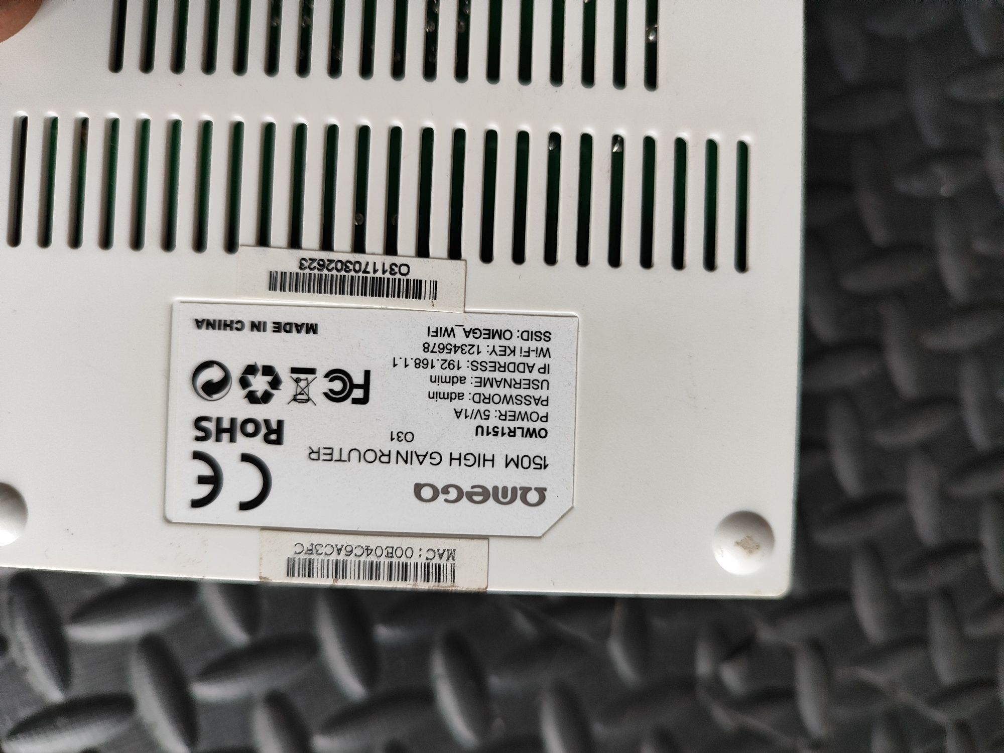 Router wifi omega