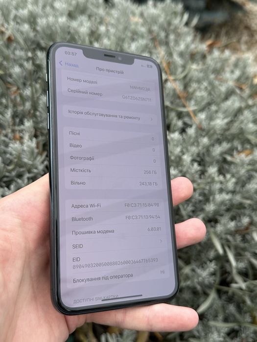 Iphone 11 pro max 256gb