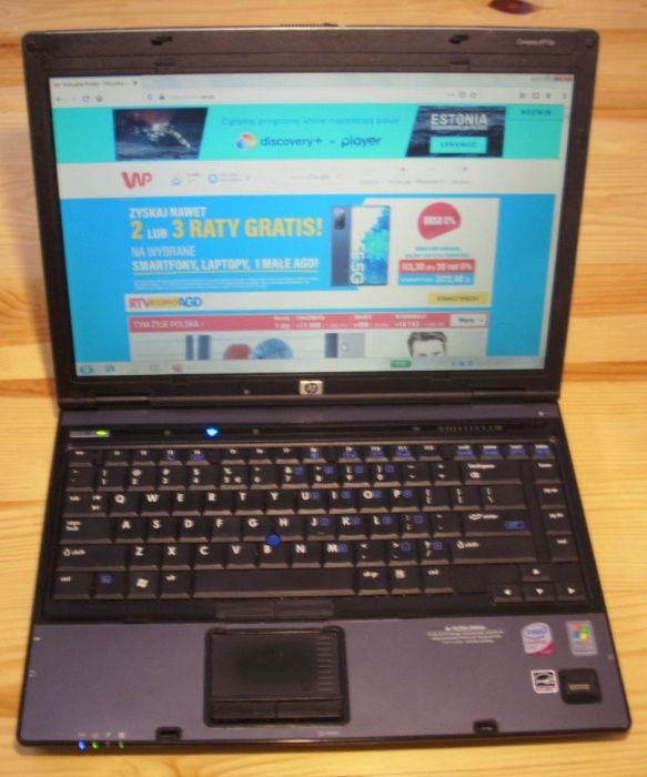 Używany poleasingowy laptop HP Compaq 6910p