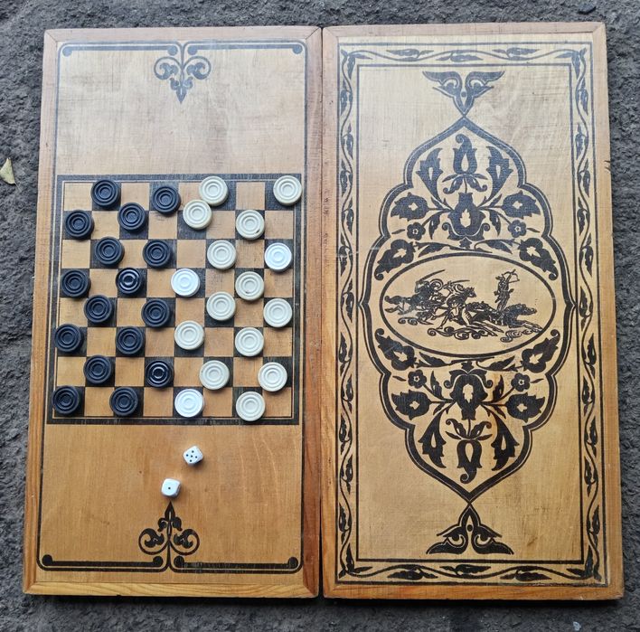 Супер лот! Нарды СССР! Хорошее состояние! Доска 29×58 см! Без торга