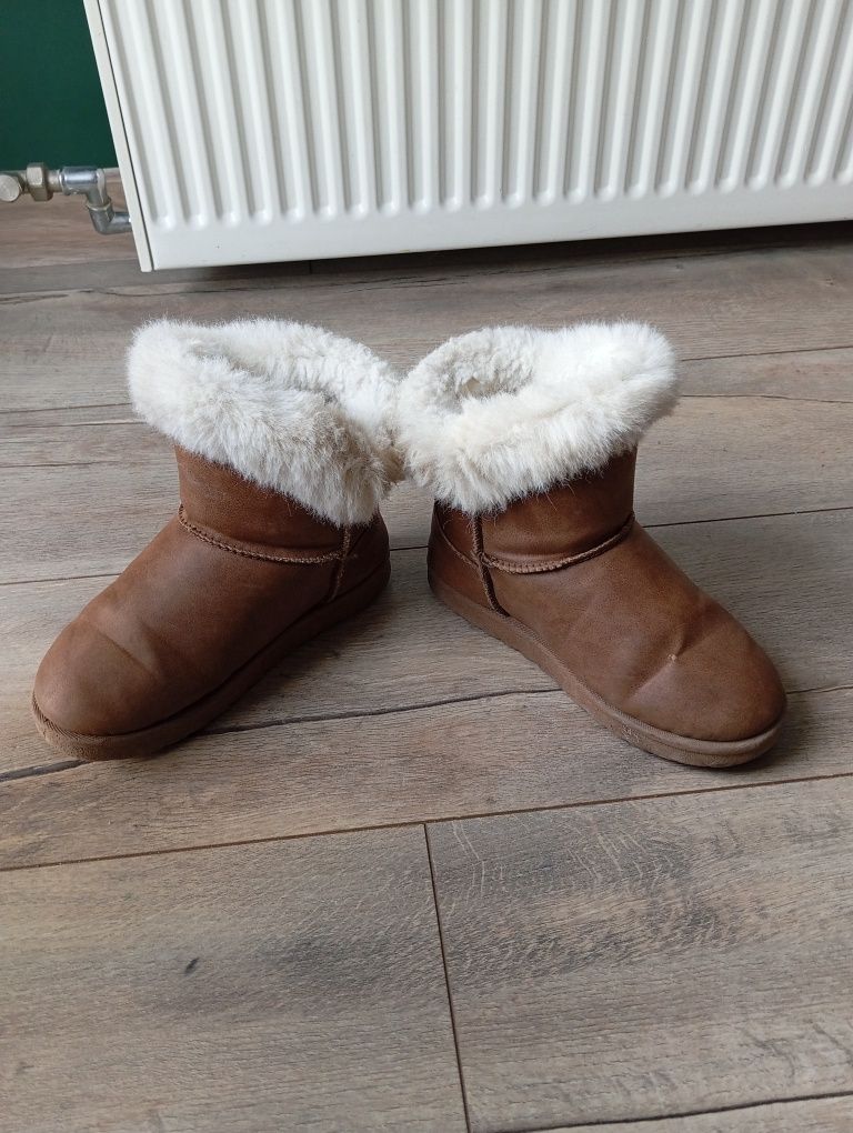 Buty zimowe ocieplane kozaczki