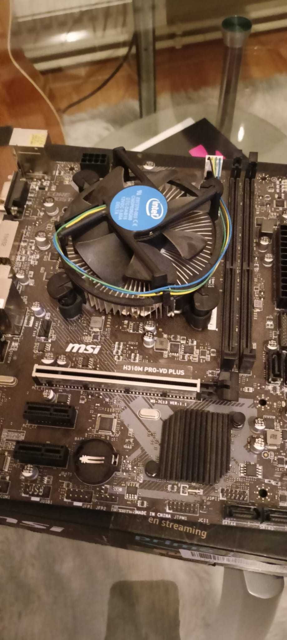 Płyta główna MSI H310M PRO-VDH PLUS + Intel Core i3-8100
