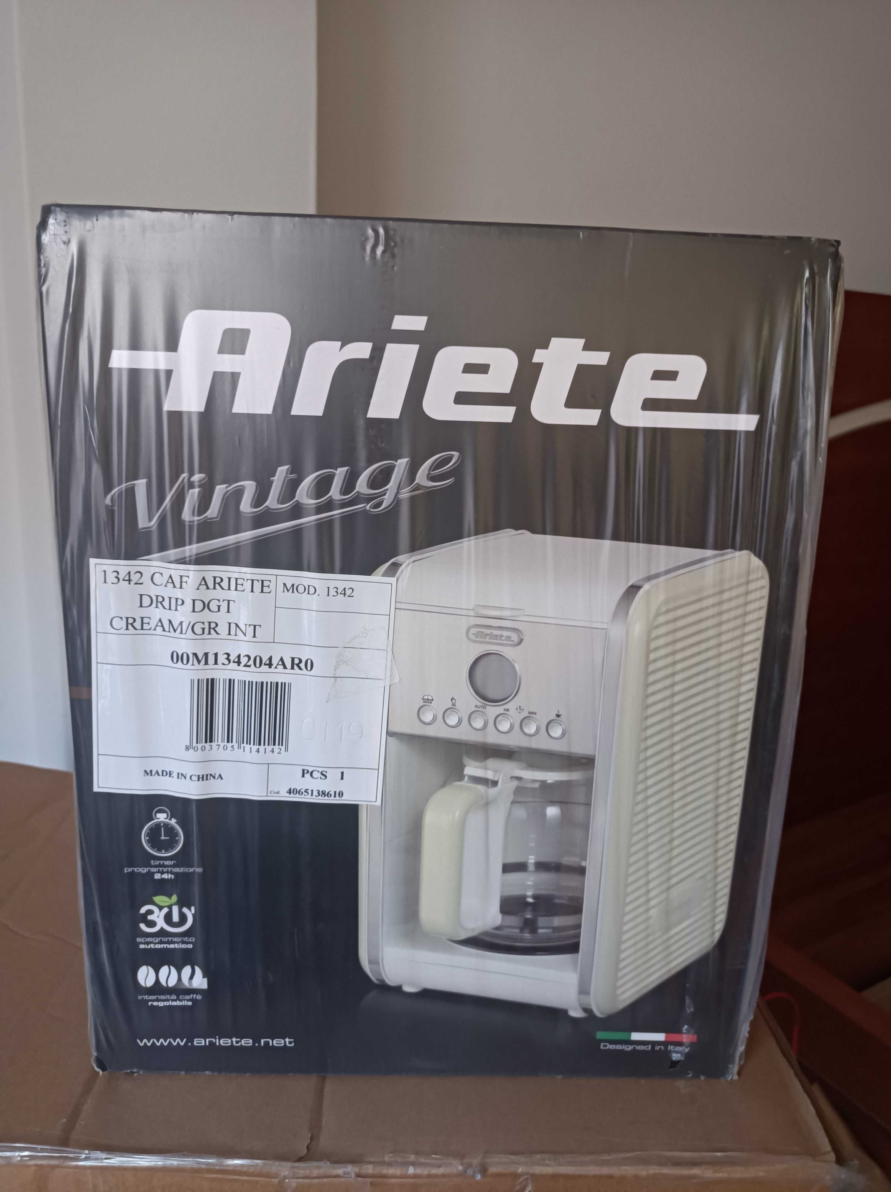 Máquina de Café Filtro ARIETE Vintage 1342 (12 Chávenas)