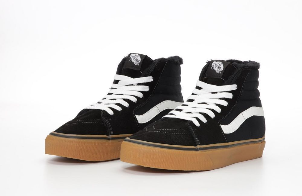 Кеди зимові чоловічі Vans SK-8 High на хутрі. Кеды зимние мужские
