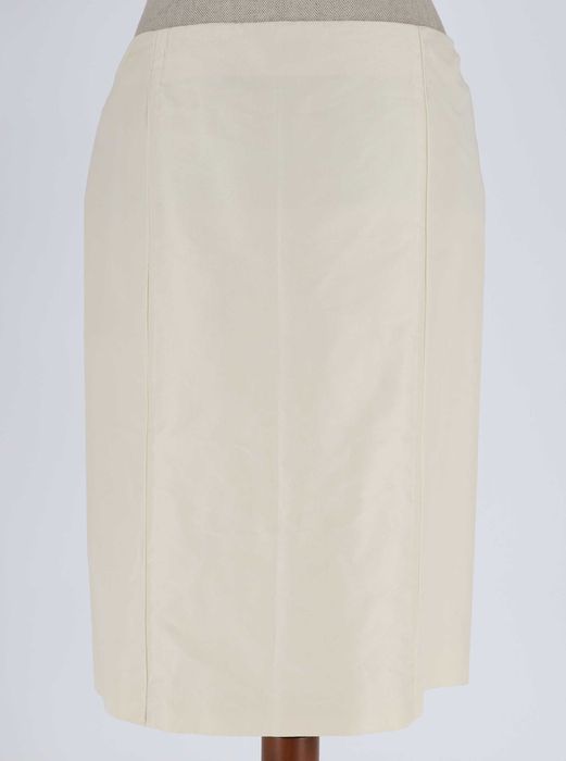 Spódnica w kolorze ecru marki Caterina Leman, rozmiar 44