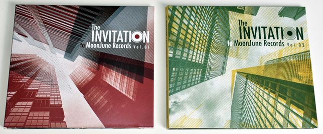 Płyty cd, The Invitation to MoonJune Records vol 1, vol 2, łącznie 4cd