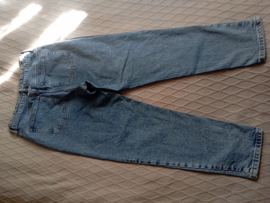 H&M 38-40r MOM jeansy z bardzo wysokim stanem