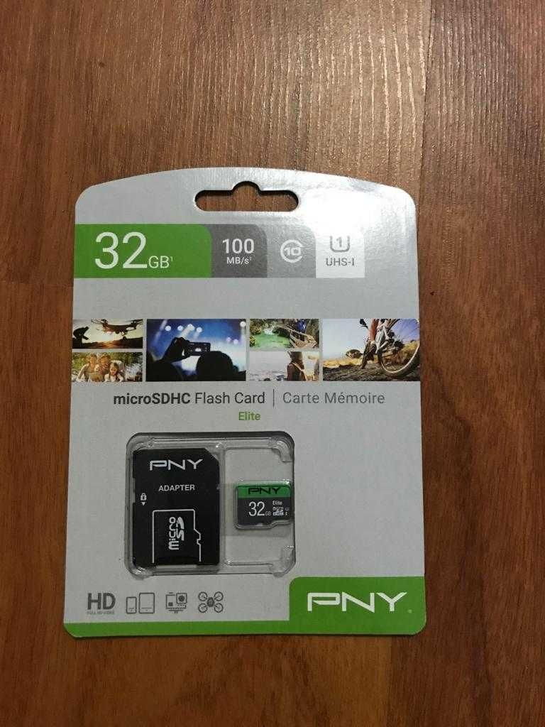 [Novo] Cartão de Memória micro SDHC 32GB c/ adaptador [PNY][