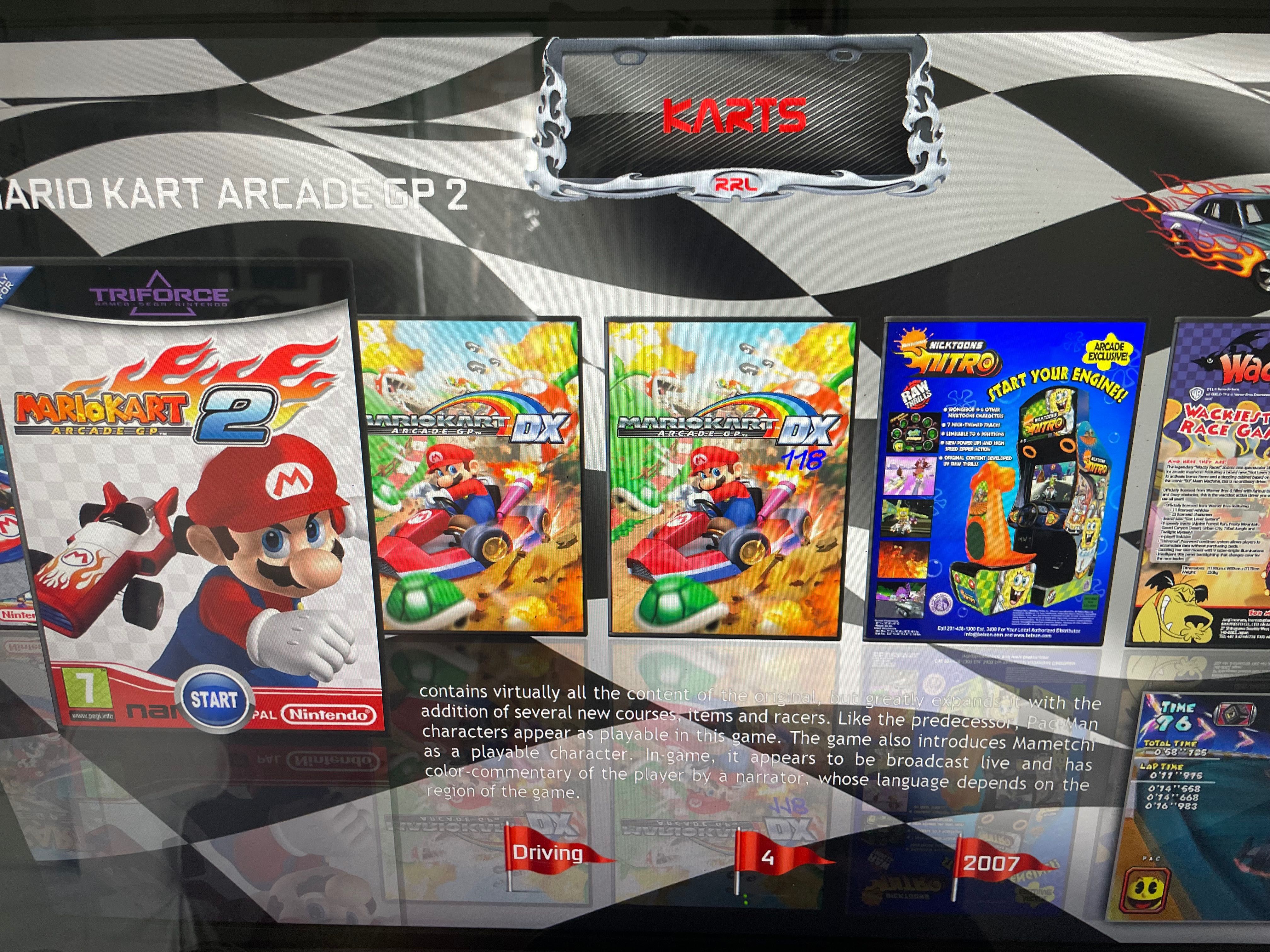 Arcade de corrida / simulador arcade - Dezenas de jogos!