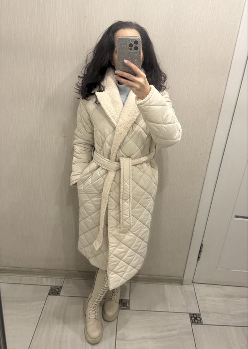 Пальто стьобане, нове, xs