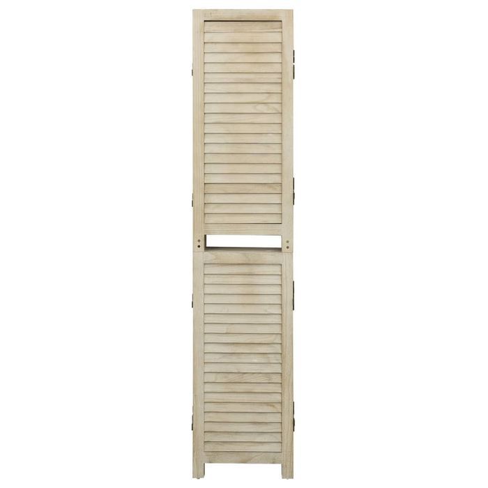 vidaXL Parawan pokojowy, 6-panelowy, 210x165 cm, drewno paulowni