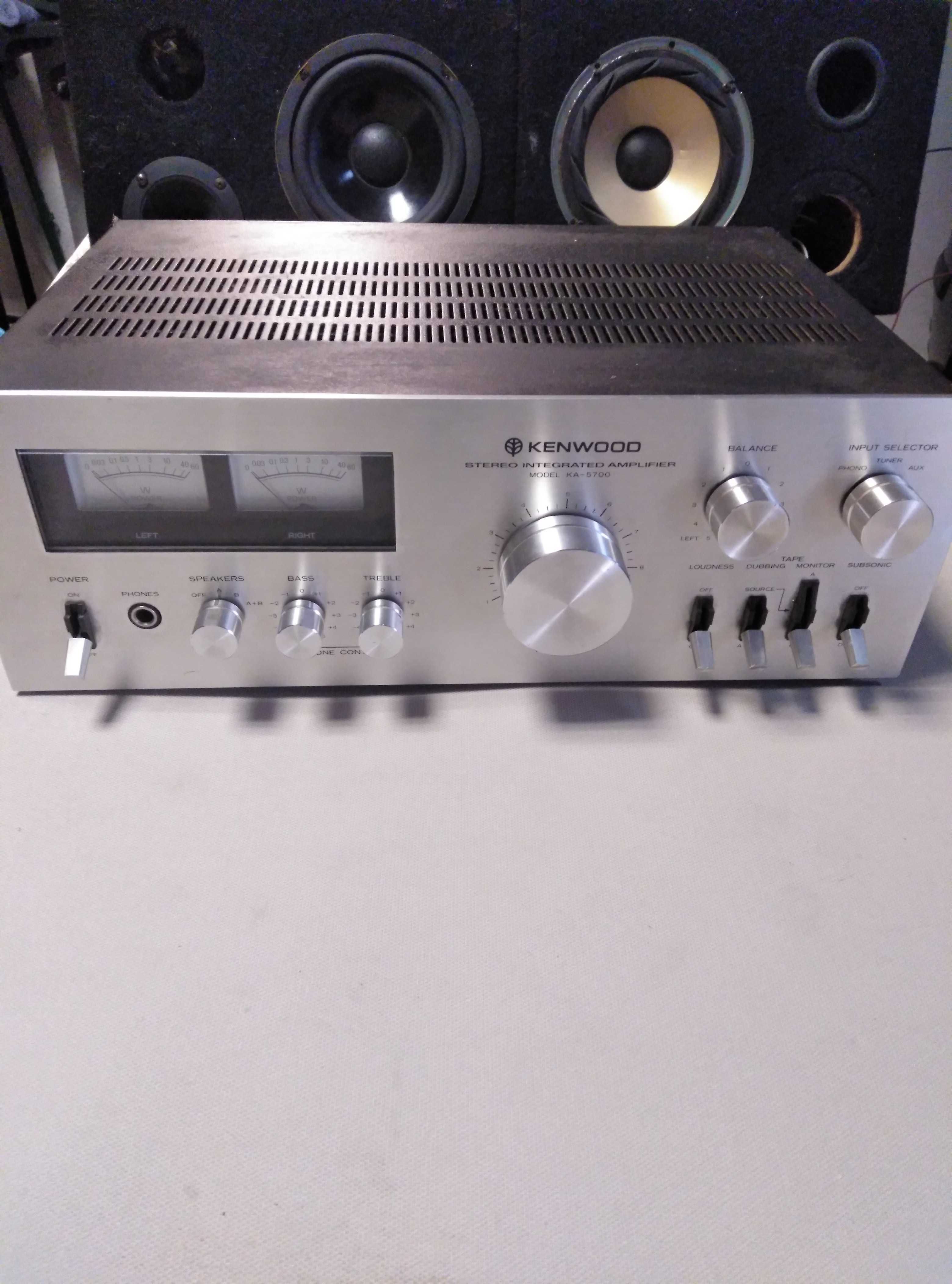 Amplificador vintage Trio Kenwood KA-5700