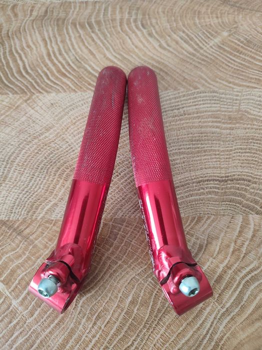 Lekkie rogi X-Lite made in UK czerwona anoda Retro MTB