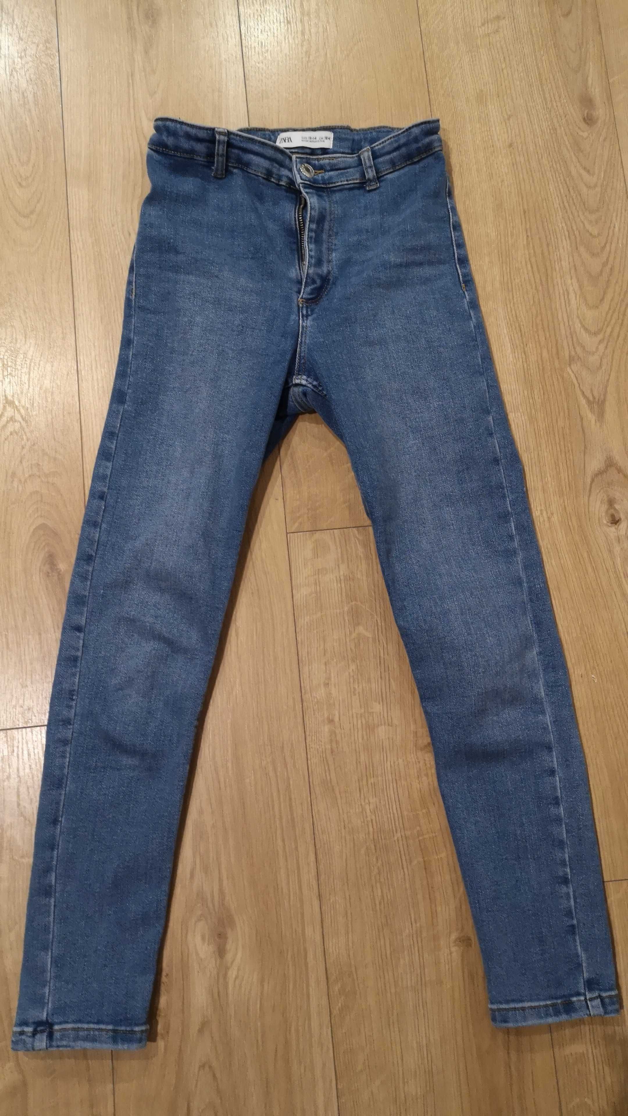 Spodnie damskie jeansy Zara r XS