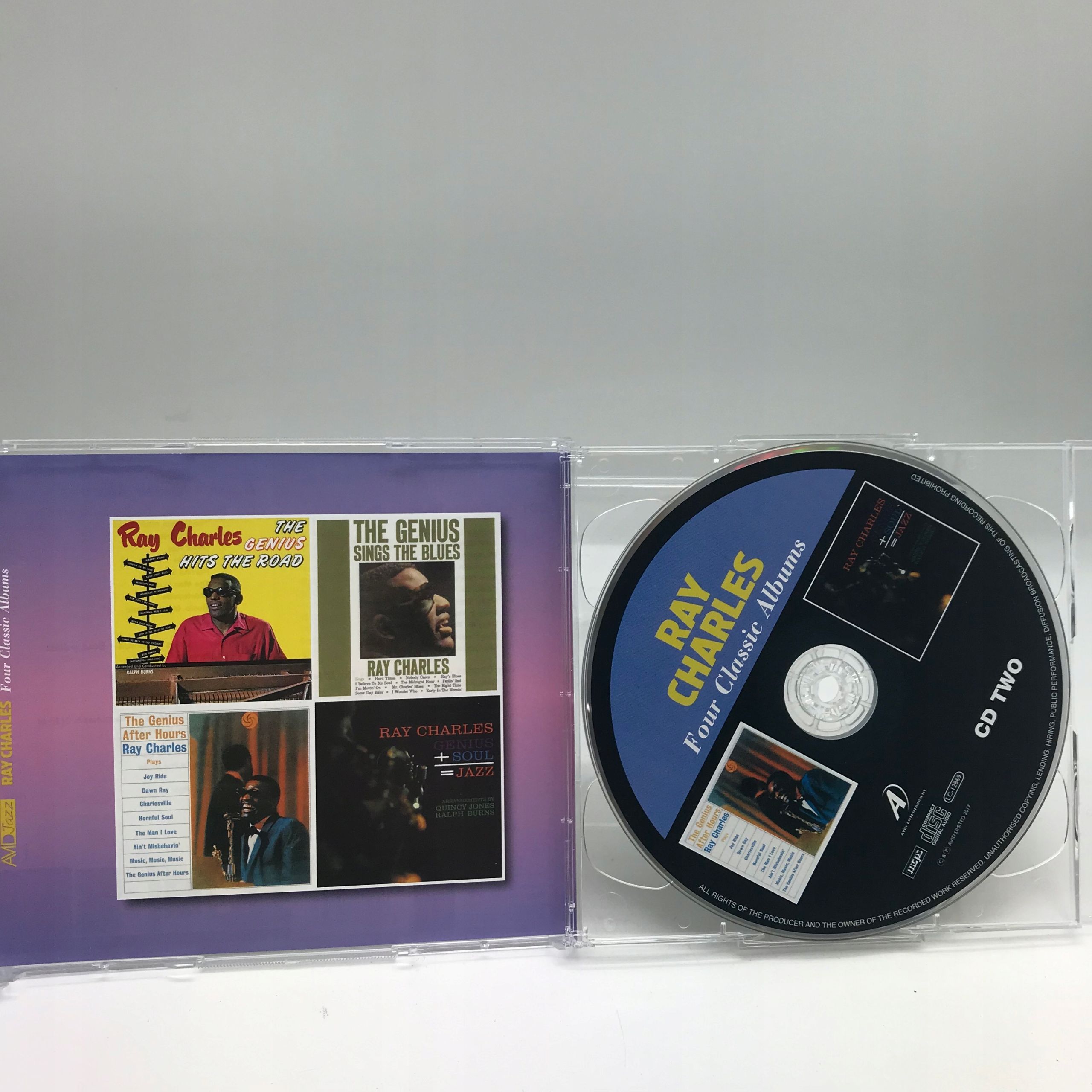 cd - ray charles - four classic albums