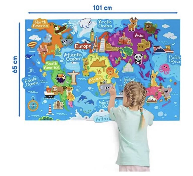 Продаю фетровий набір килимок з наліпками