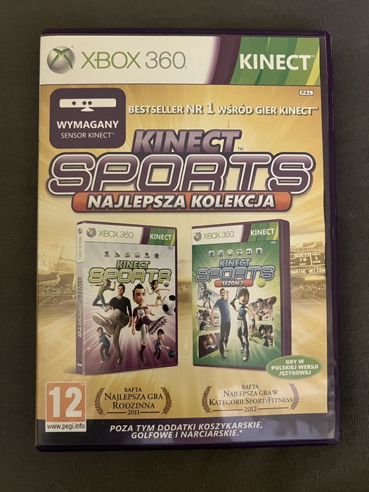 Kinect sports 2 gry xbox 360 bundle