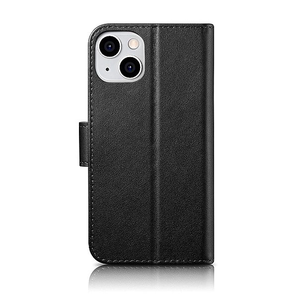 iCarer Wallet Case 2in1 etui iPhone 14 Plus skórzany pokrowiec z klapk