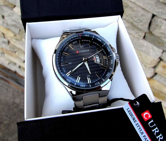 Чоловічий годинник мужские наручные часы Curren ОРИГІНАЛ под Rolex