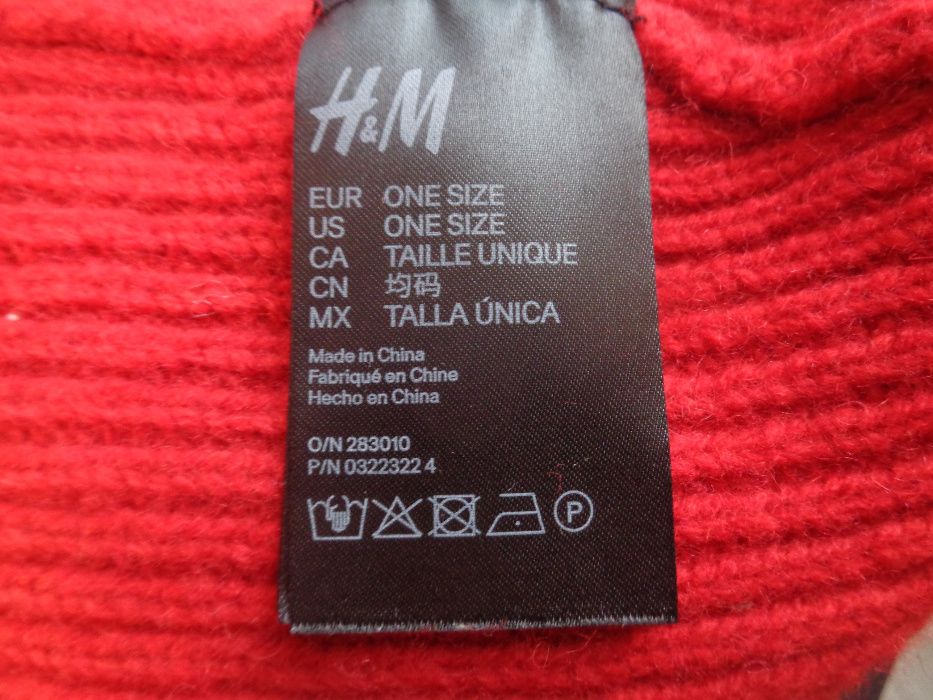 Czapka czerwona H&M