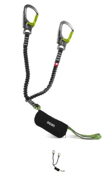 Lonża na via ferrata Black Diamond z absor - wypożyczalnia, wynajem